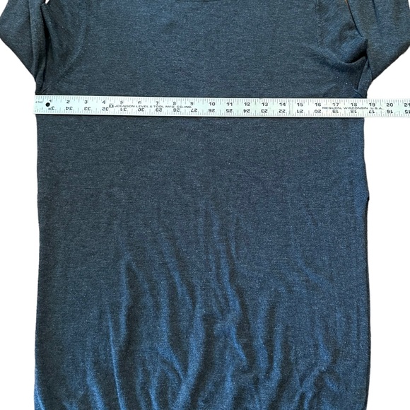 Zara Knit Women's Dark Gray Casual Sweater with Slit Size Small - Picture 7 of 8